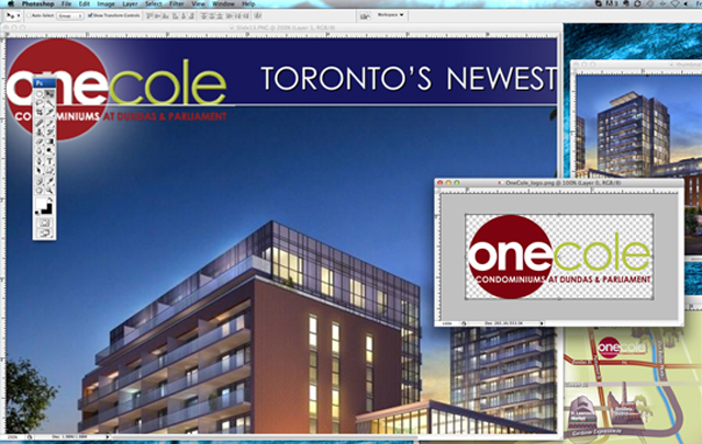 Presentation design in photoshop